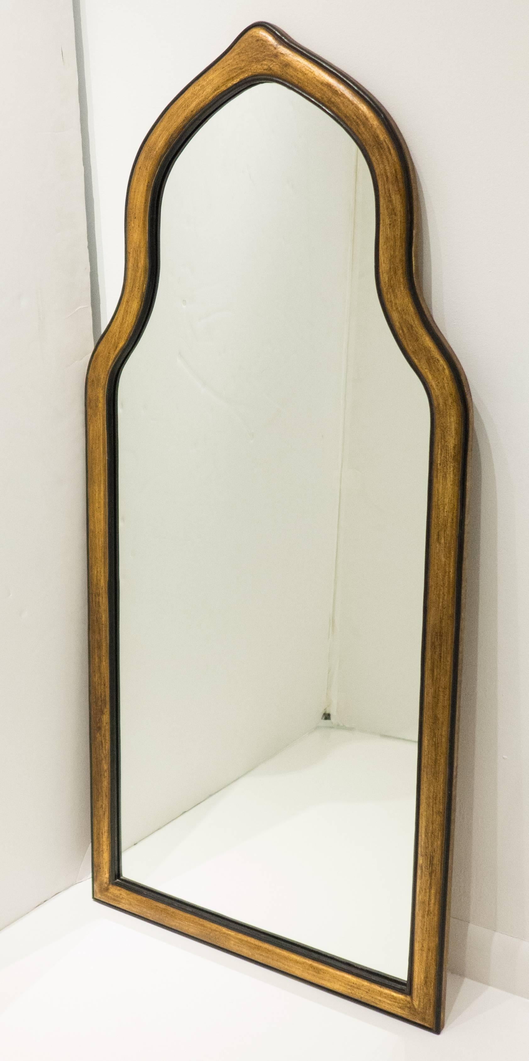 Moorish Gilt Gesso Arched Pier Mirror
