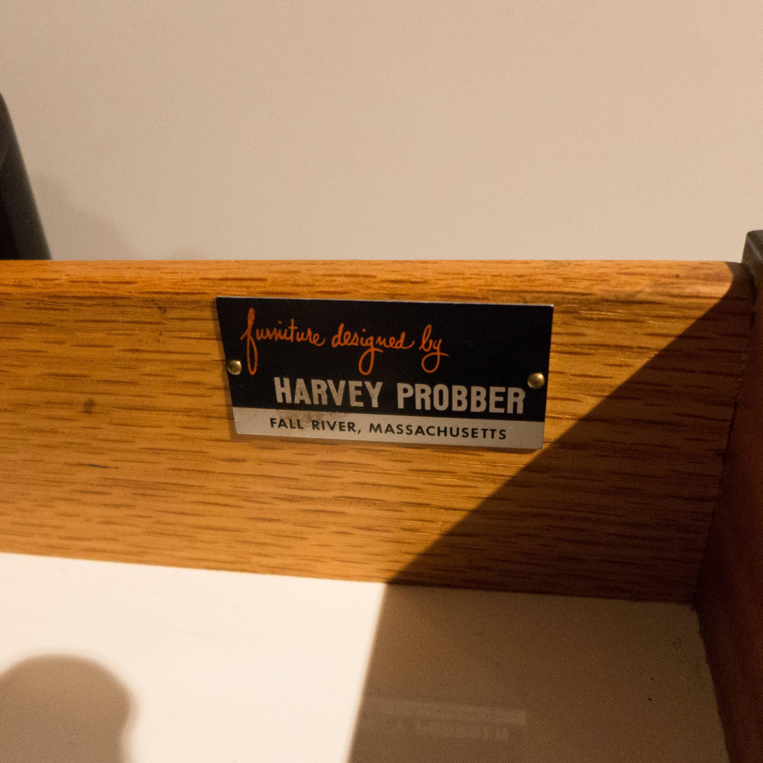 Harvey Probber Cabinet with Jewelry Enamel Doors 3