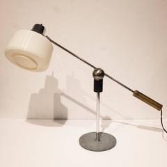 Lampe de table Gilbert Watrous avec abat-jour Rotoflex