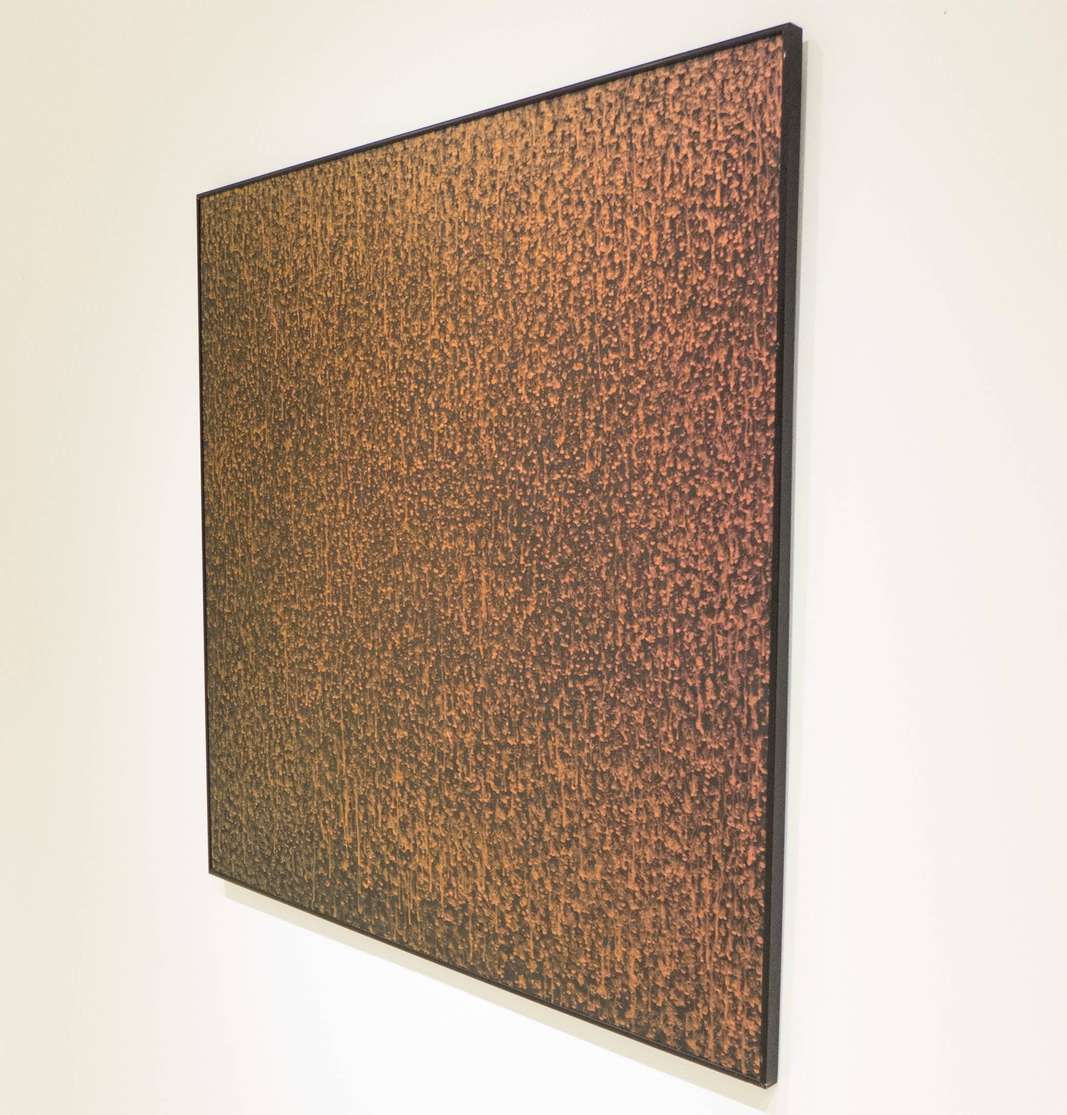 Transfer on tempered masonite, titled "Irreducible Motif #15," by David Roth, 2008. Roth (b. 1942) studied with Aaron Siskind and Harry Callahan at the Chicago Institute of Design in the early 1960s. He was represented by New York City's