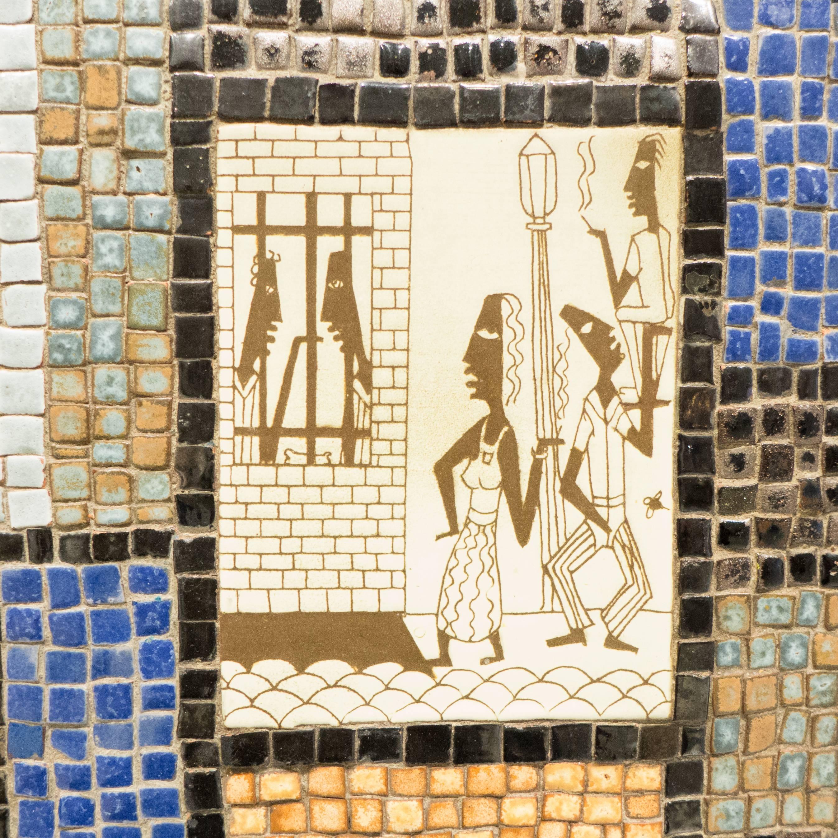 David Holleman Ceramic Mosaic Table 1