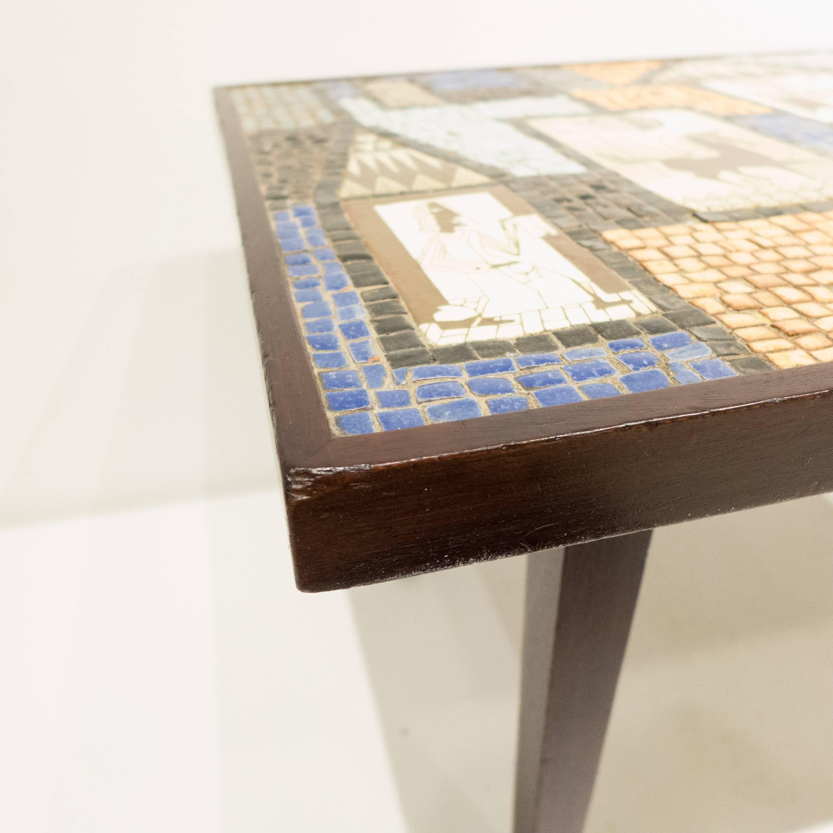 David Holleman Ceramic Mosaic Table 2