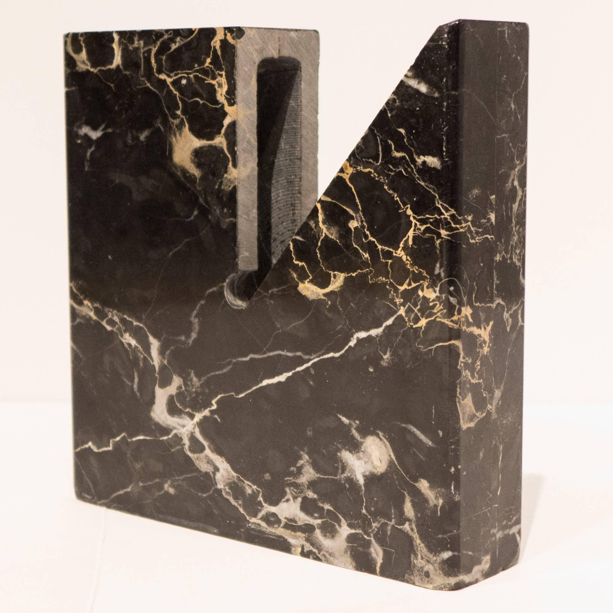 Sergio Asti Square Marble Vessel for Atelier International 2