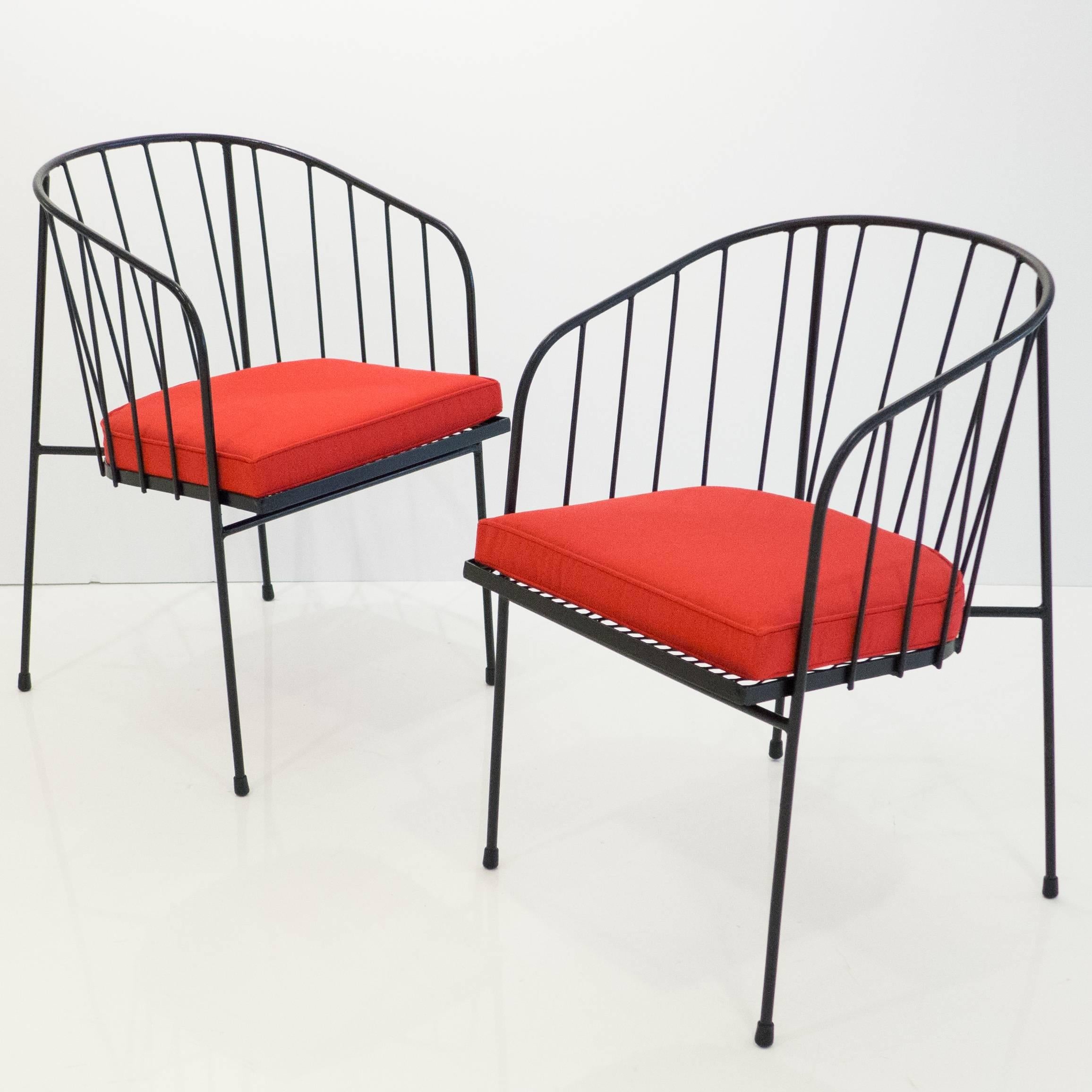 Mid-Century Modern Set of Three George Nelson Chairs for Arbuck