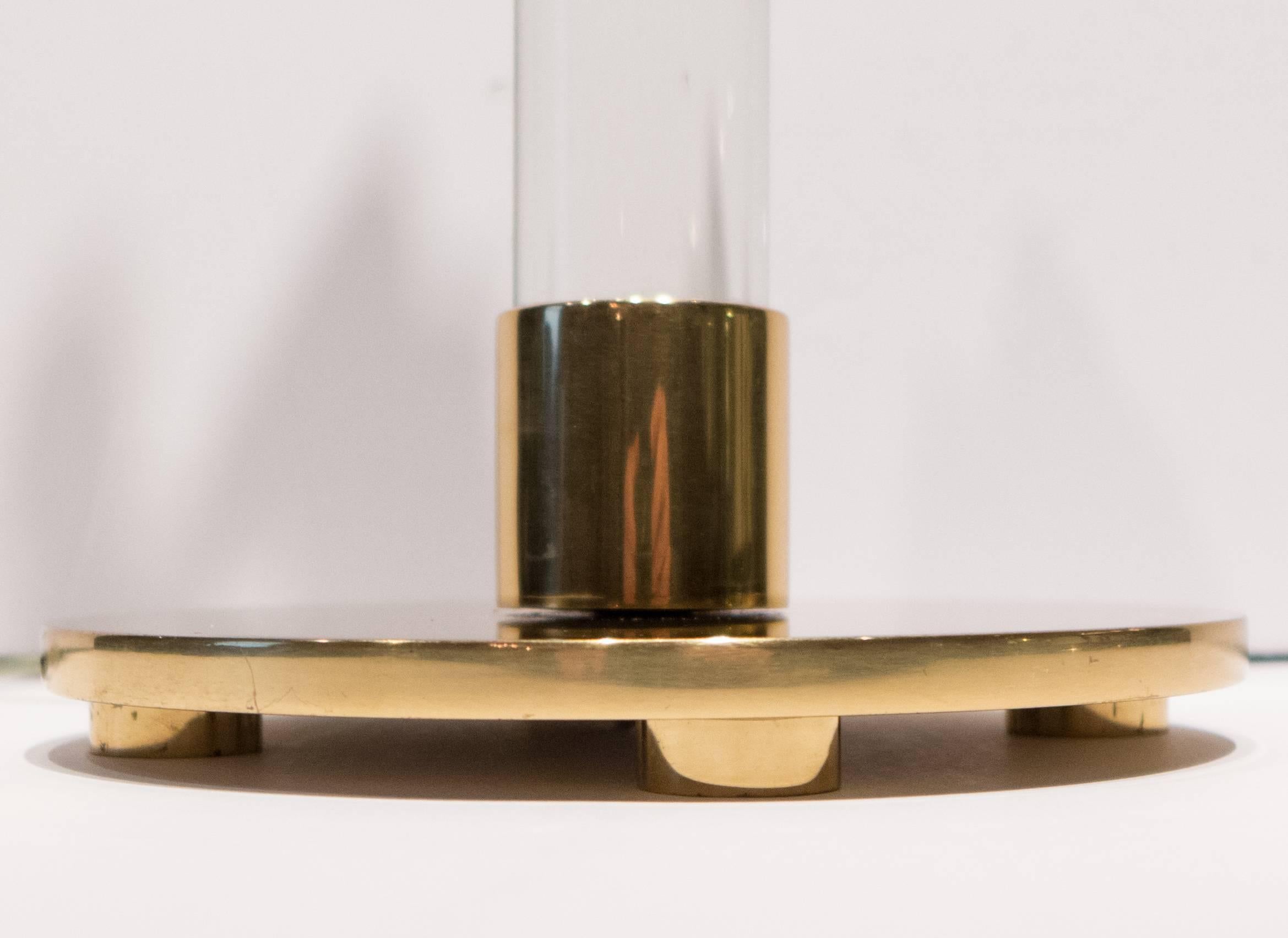 Hansen Table Lamp in Brass and Glass 1