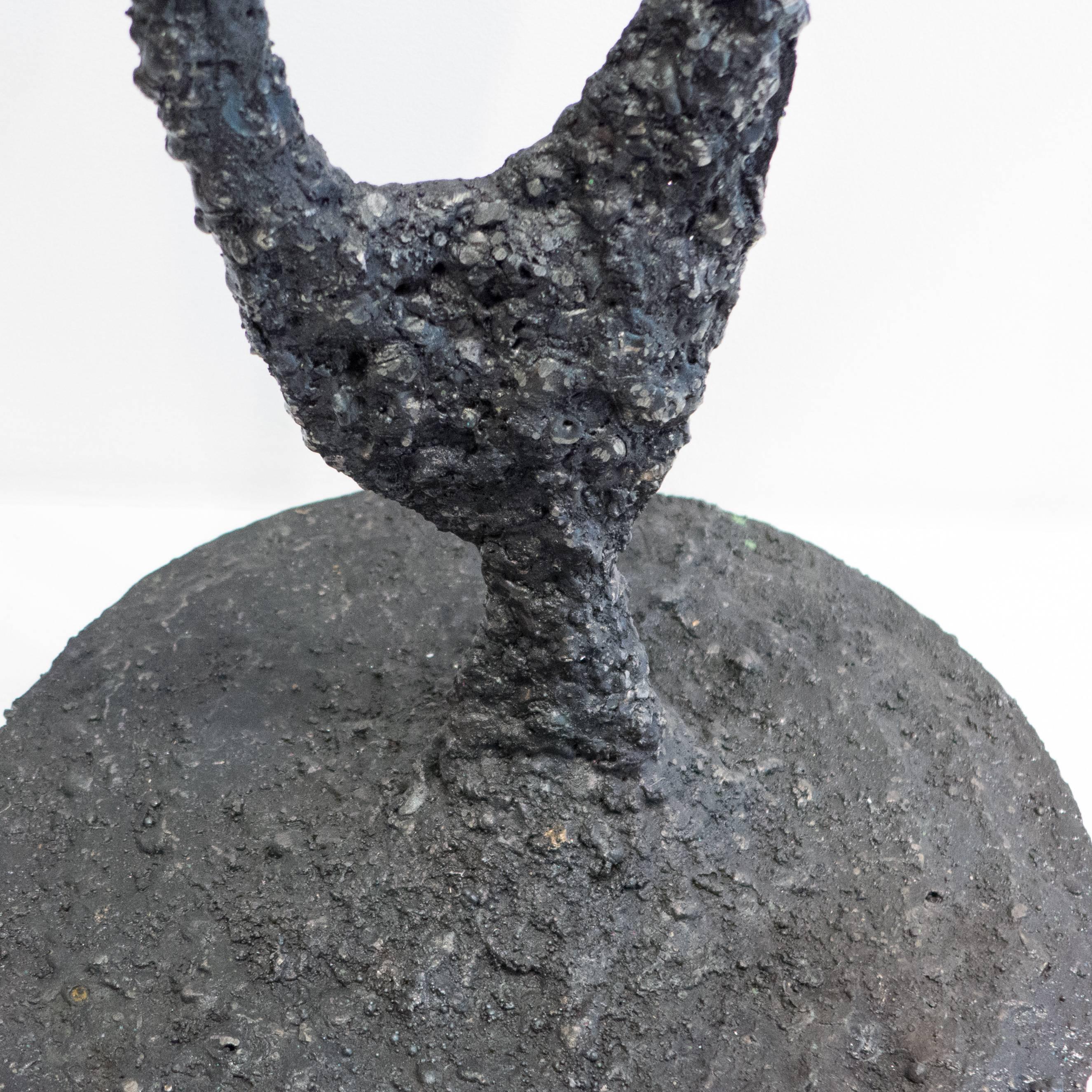 Blackened James Bearden Sculpture 