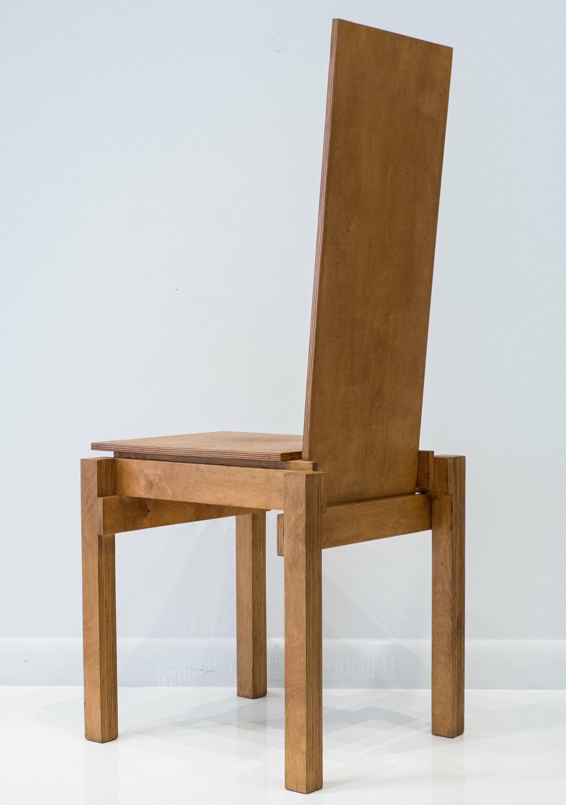 birch plywood chair