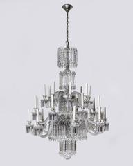 19th Century Baccarat Crystal Chandelier