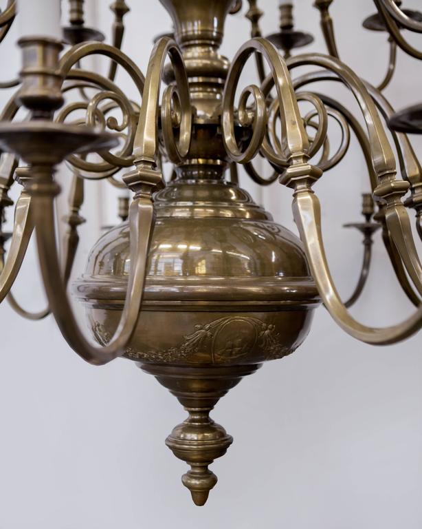 E. F. Caldwell Bronze Baroque Chandelier, Circa 1900 For Sale at 1stdibs