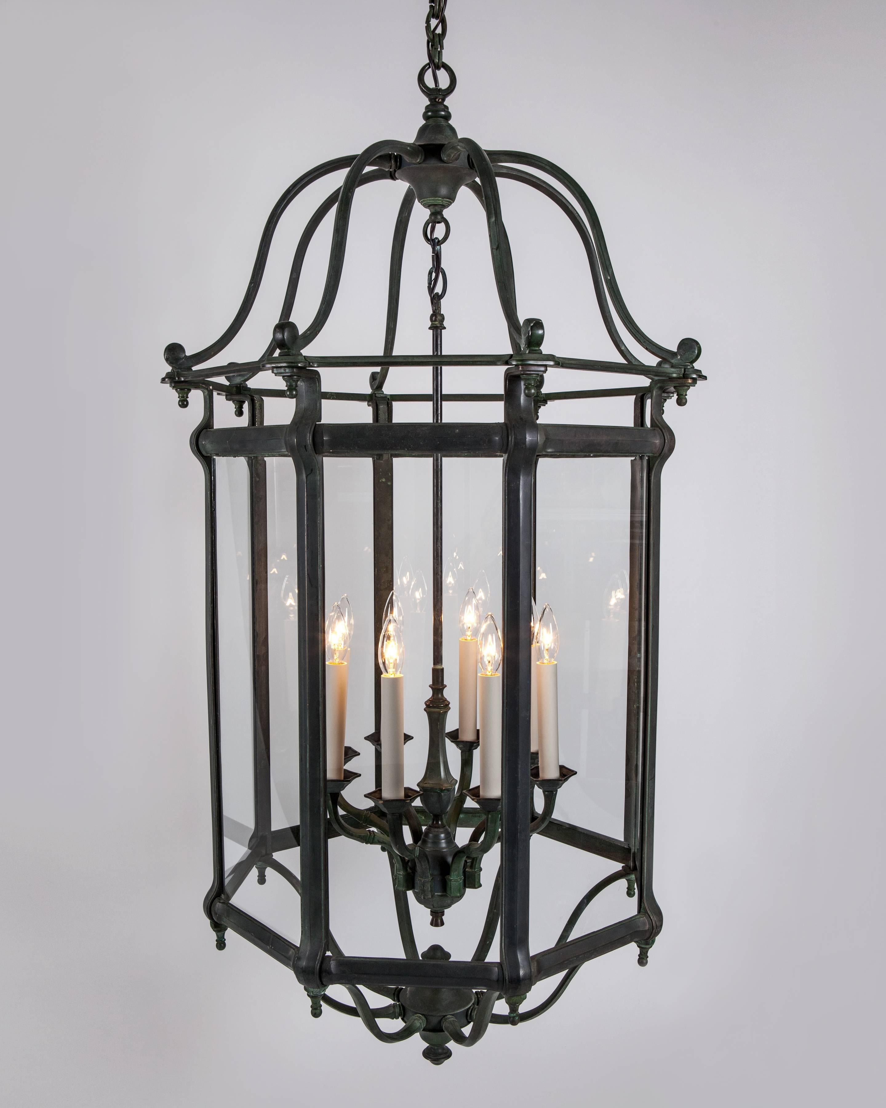 19th Century Verdigris Lantern