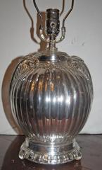 Urn Shaped Mercury Glass Lamp