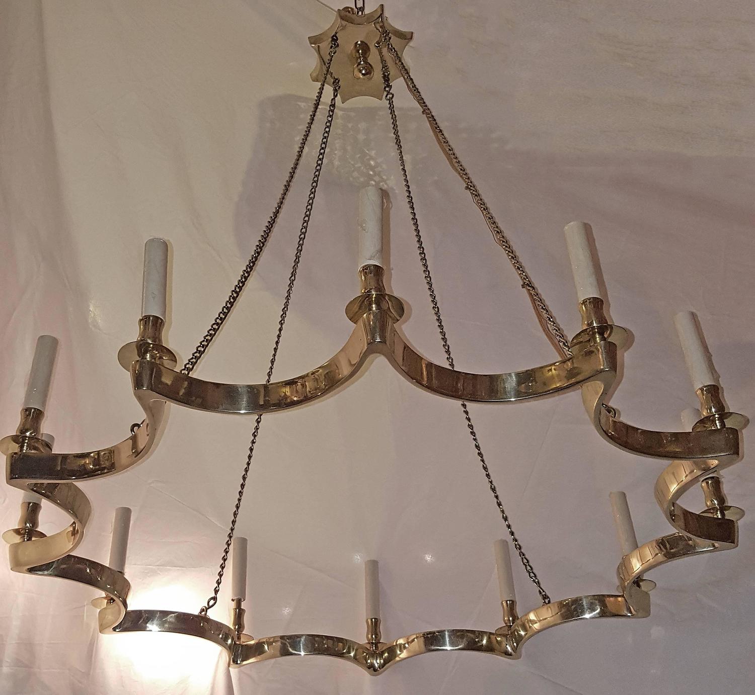 Large StarShaped Chandelier For Sale at 1stdibs