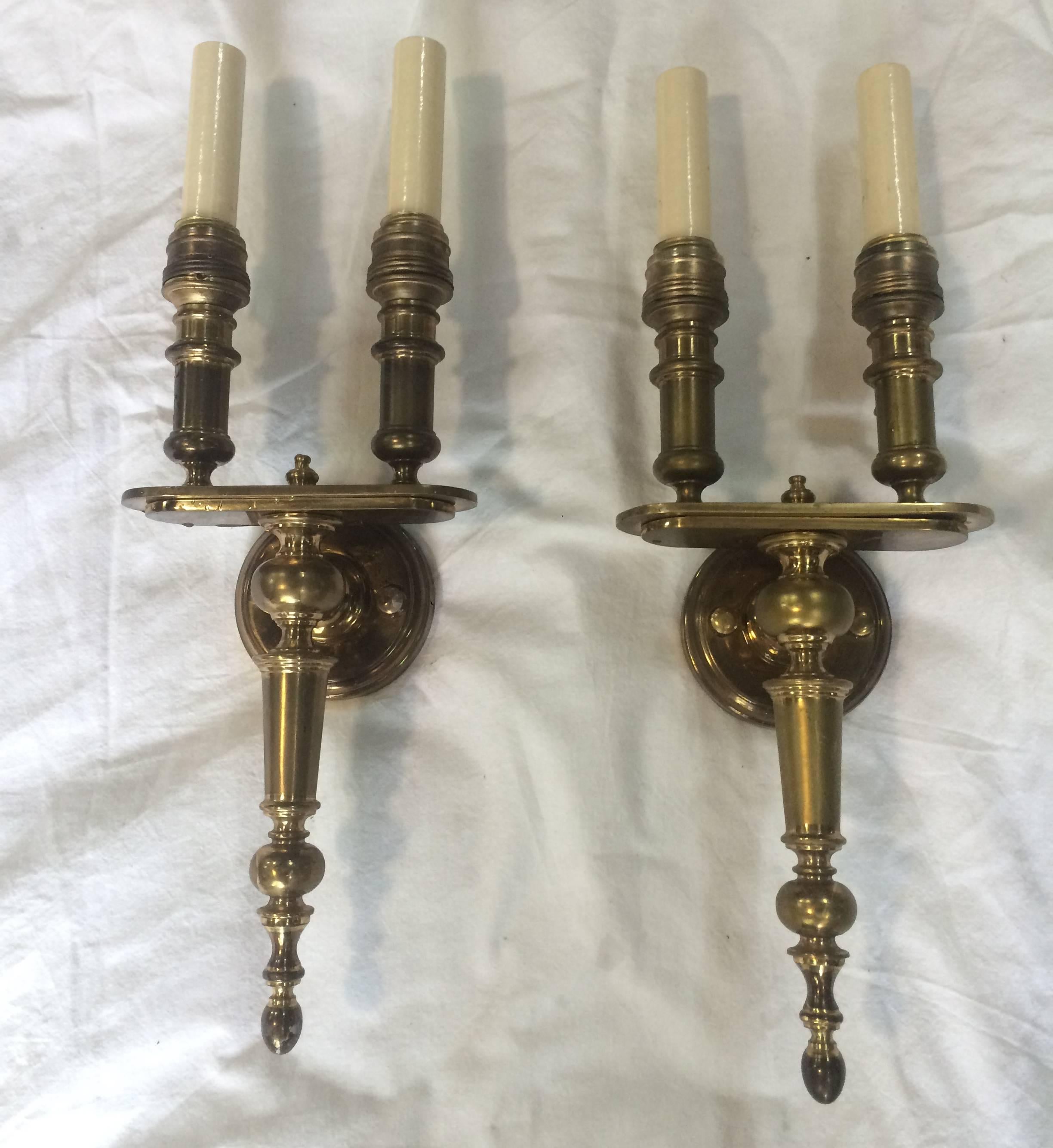 double arm candle sconce