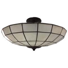 Capiz Ceiling Light Fixture