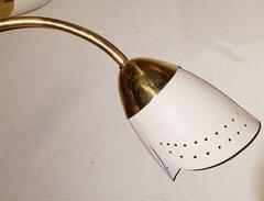 Moderne Gilt Light Fixture