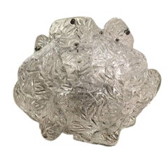 Murano Glass Molded Glass Pendant Light Fixture