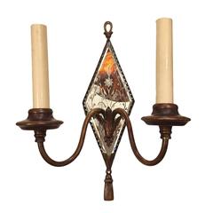 Etched Mirror Sconces