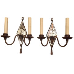 Etched Mirror Sconces