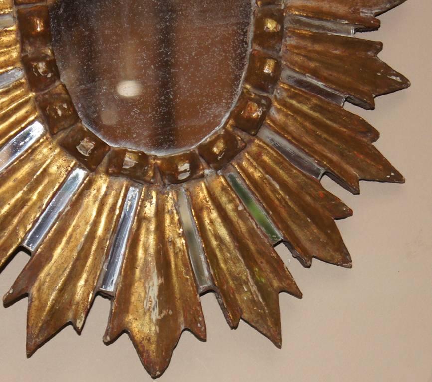 Gilt Spanish Colonial Mirror For Sale