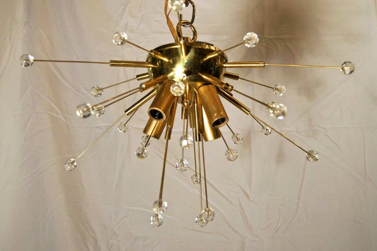 Italian Set of Flush Mounted Sputnik Light Fixtures, Sold Individually For Sale