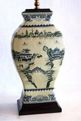 Paar Chinoiserie-Tischlampen