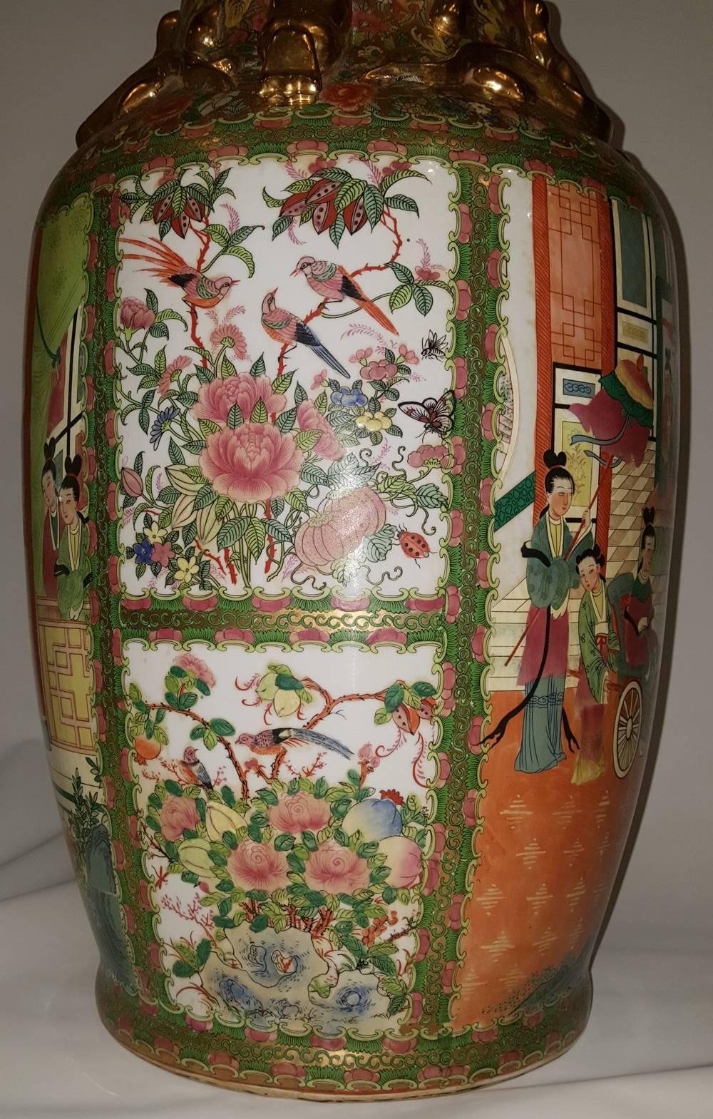 Pair of Large Chinese Vases For Sale at 1stDibs large chinese vase