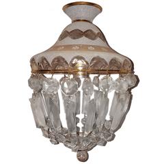 French Crystal Light Fixture 2