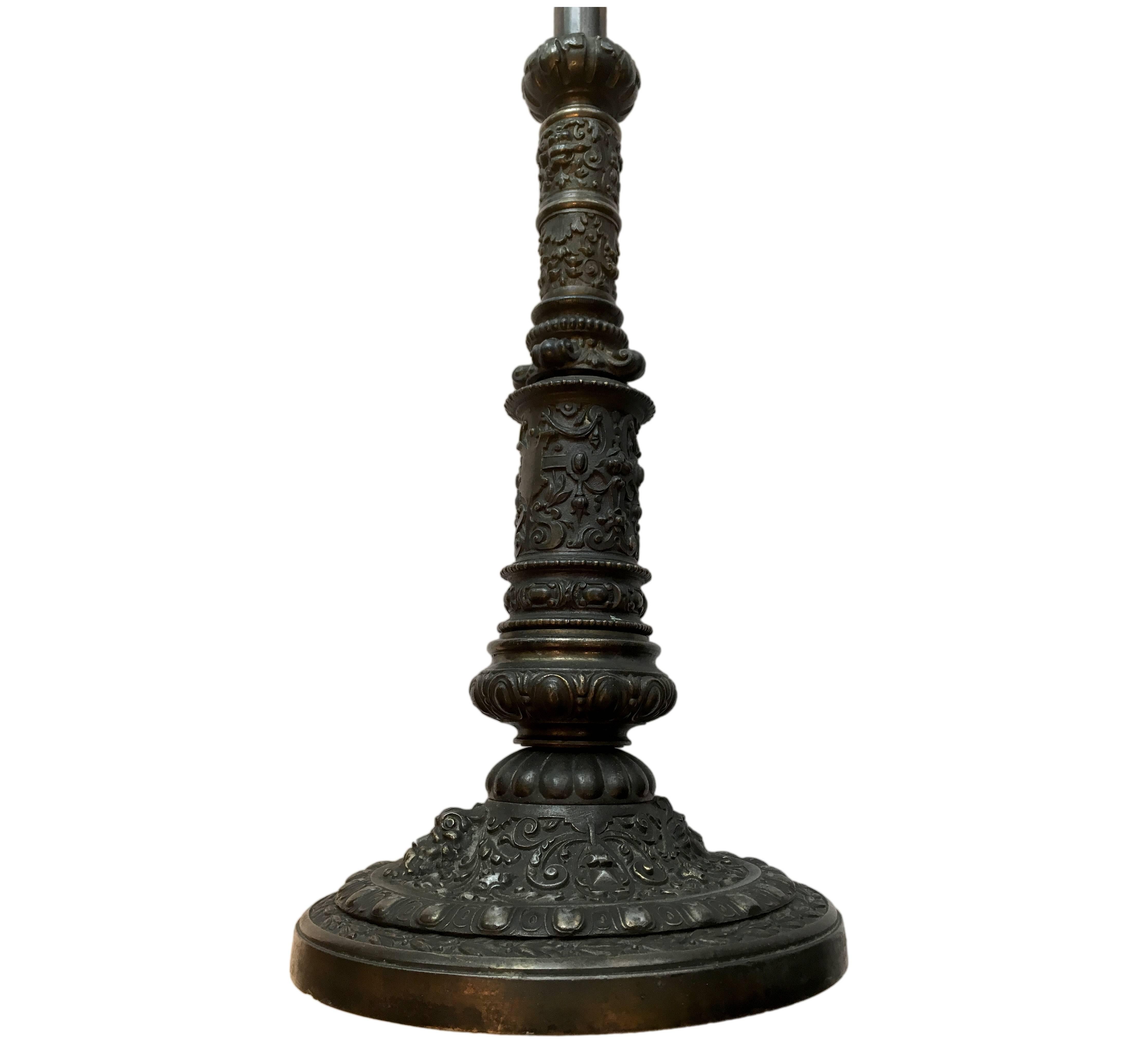 Renaissance Style Table Lamp For Sale