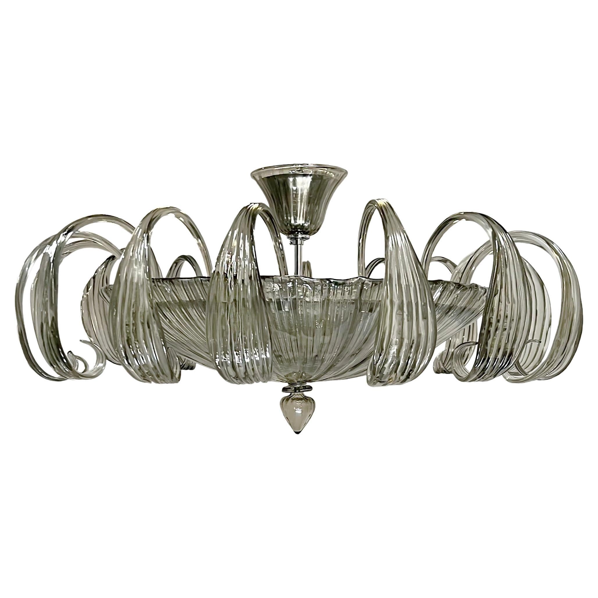 Mid Century Murano Chandelier For Sale