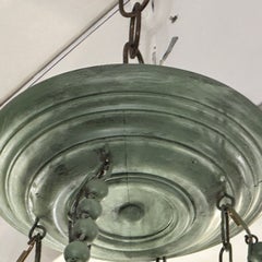 Set of Large Spanish Carved Wood Chandeliers, Sold Individually