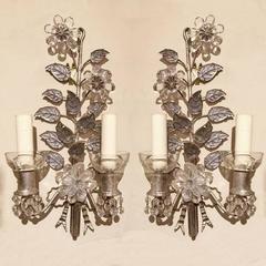Silver Plated Bagues Sconces