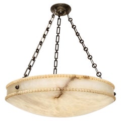 A set of French Neoclassic Alabaster Light Fixture, Sold Individually