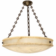 A set of French Neoclassic Alabaster Light Fixture, Sold Individually