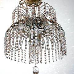 Nickel-Plated Fixture with Crystals