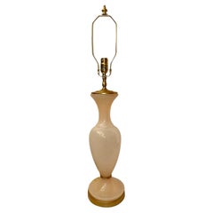 French Opaline Glass Lamp