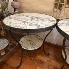 Pair of Italian Marble Side Tables
