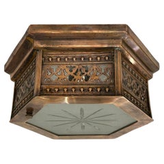 Set of English Copper Flush Fixtures, Sold Individually