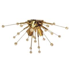Set of 11 Flush Mounted Sputnik Light Fixtures 5
