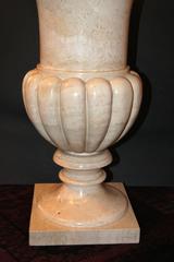 Pair of Marble Urns