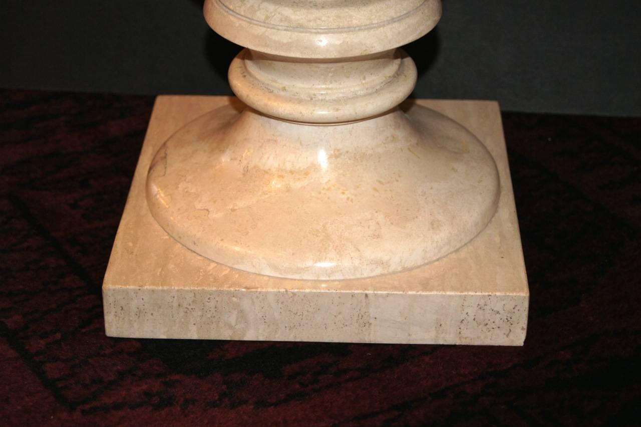 Mid-20th Century Pair of Marble Urns For Sale