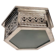 Set di 6 lampade nichelate. Venduto singolarmente
