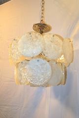 Italian Midcentury Lucite Chandelier