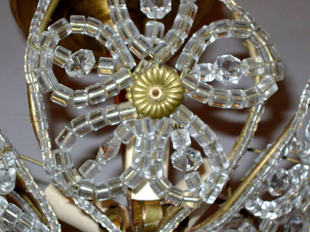 Ensemble de luminaires encastrés ornés de perles, vendus individuellement Excellent état - En vente à New York, NY