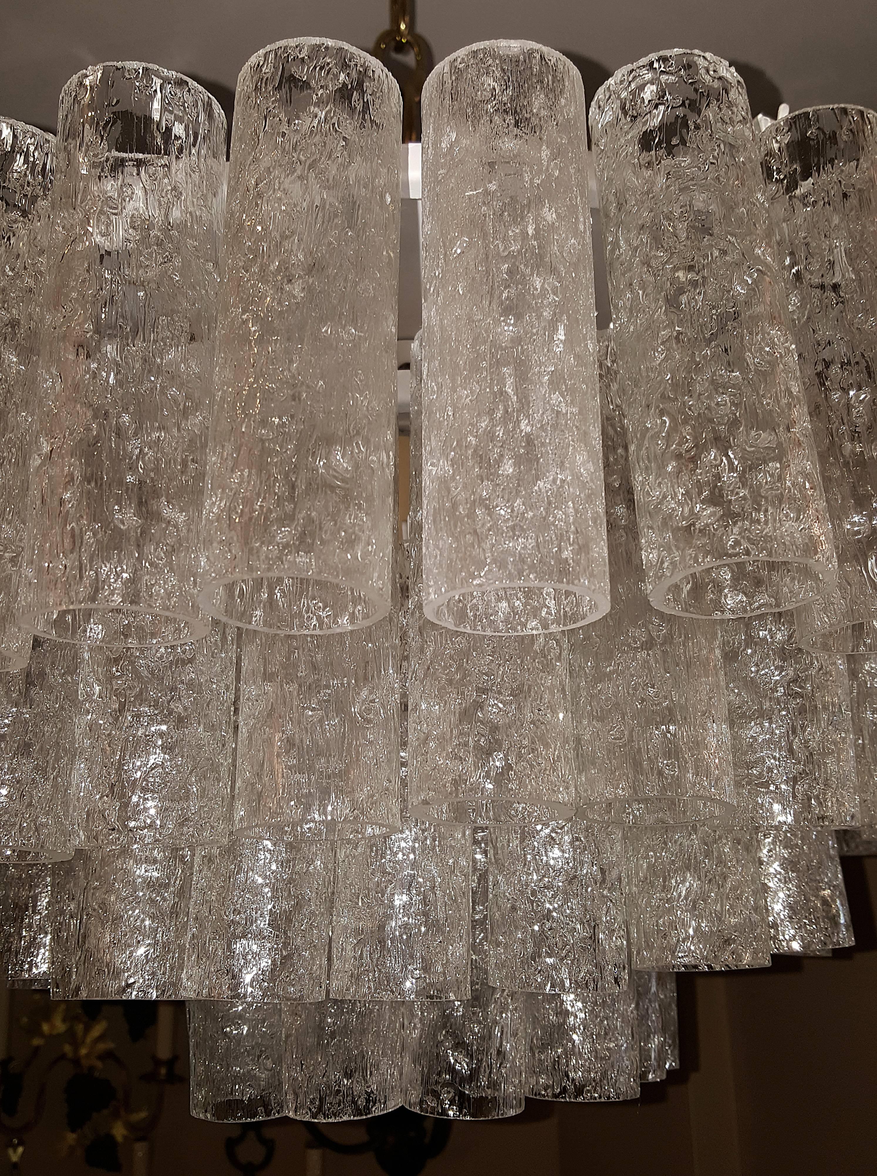 Lámpara de cristal moldeado Italiano en venta