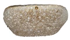 Square Molded Glass Light Fixture