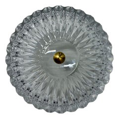 Pair of French Cut Glass Light Fixtures, Sold Individually