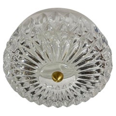Pair of French Cut Glass Light Fixtures, Sold Individually