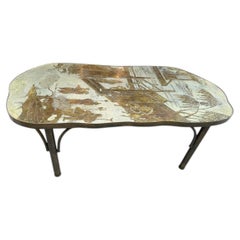 A Patinated Bronze LaVerne Coffee Table