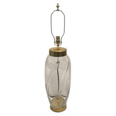 Large Midcentury Blown Glass Table Lamp