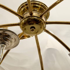 A Vintage Brass Midcentury Light Fixture